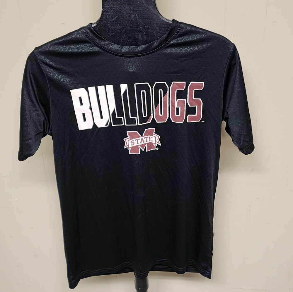 Russell Athletic Men's Medium Mississippi State Bulldogs Black T-shirt